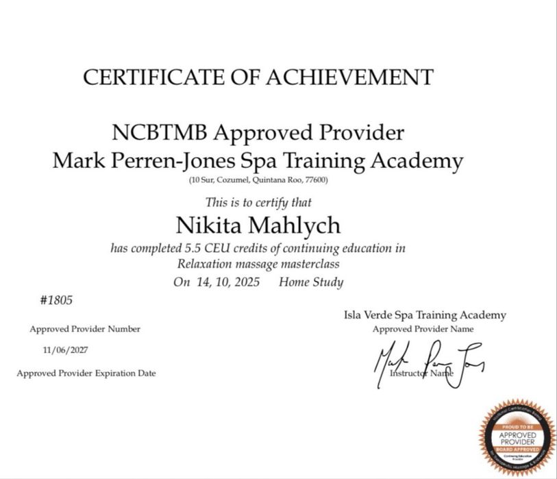 Масаж Львів для чоловіків Masage Lviv Релакс SPA Relax