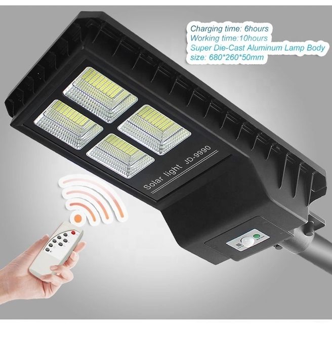 Luz LED Solar com controlo remoto