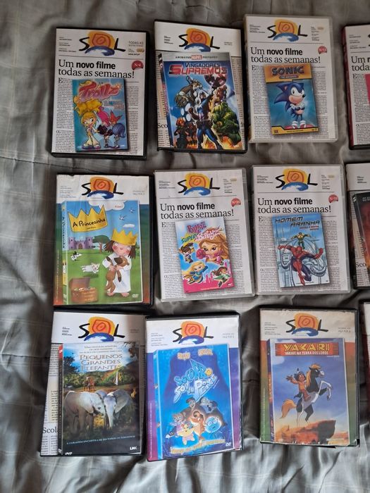 15 DVD Colecção SOL - para crianças