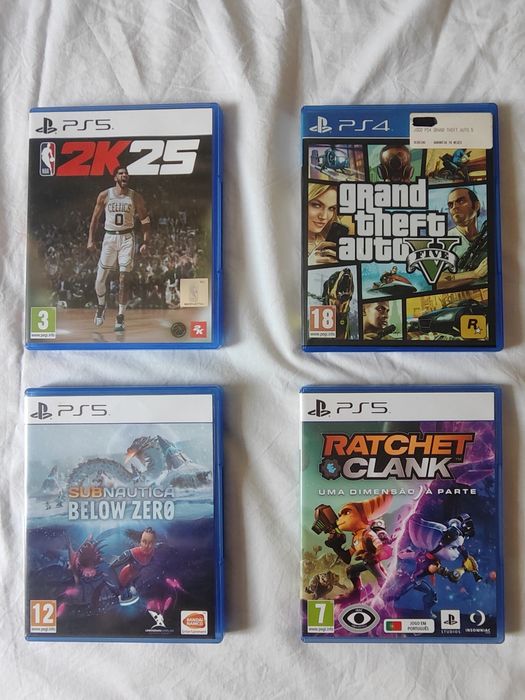 4 jogos Ps4 e Ps5
