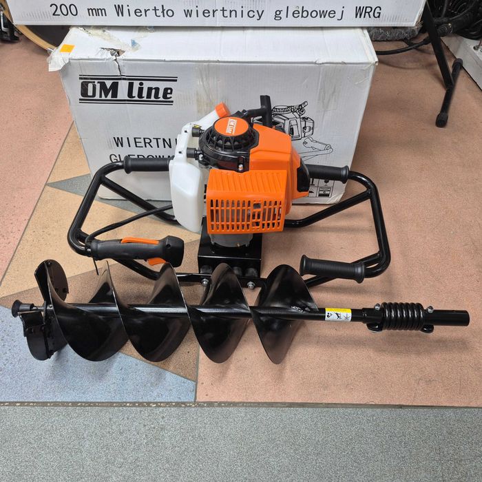 Wiertnica globowa ze świdrem 200mm OM Line WRG 2; Komis Jasło Igielna