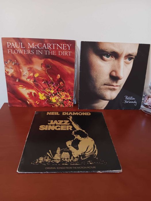 Discos em vinil anos 70 a 90