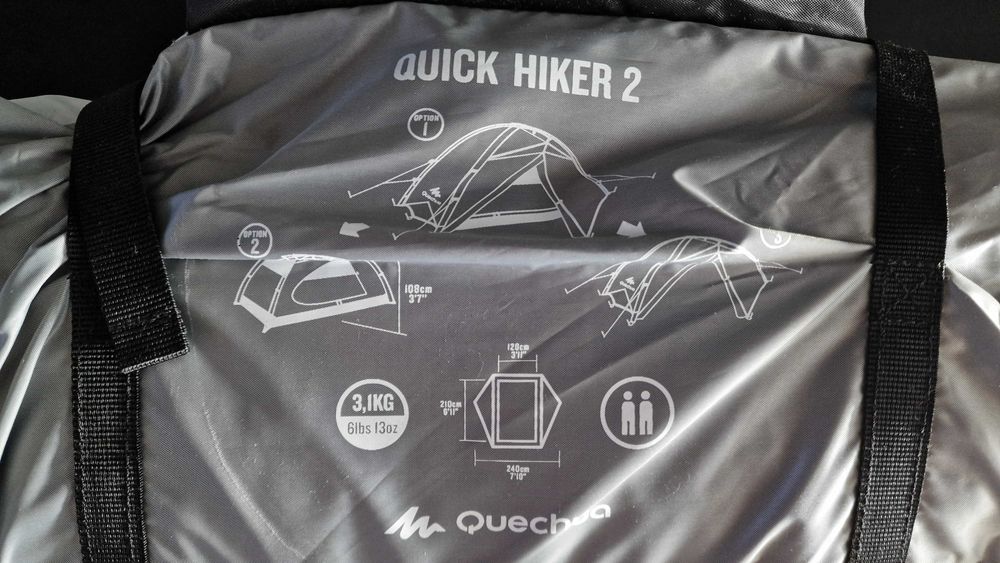Vendo Tenda Quickhiker 2 Fresh & Black (nova)