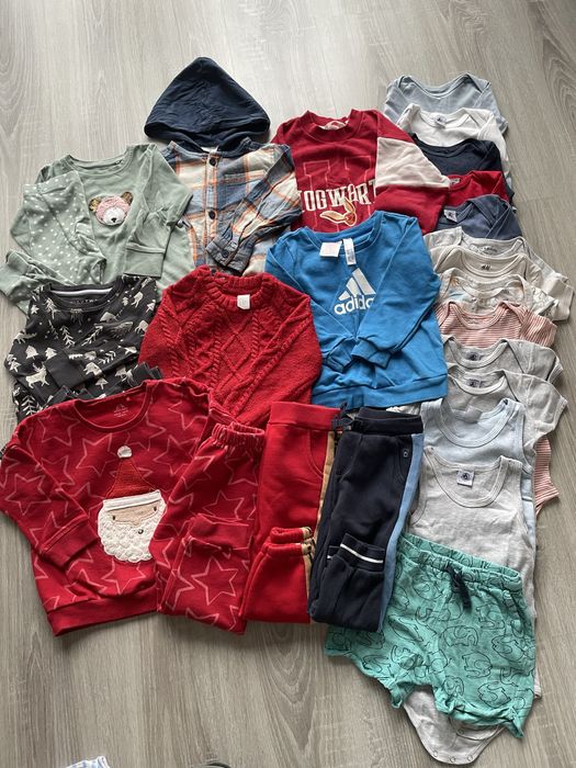Zestaw paka ubranka dla chlopca 92 next h&m kappahl
