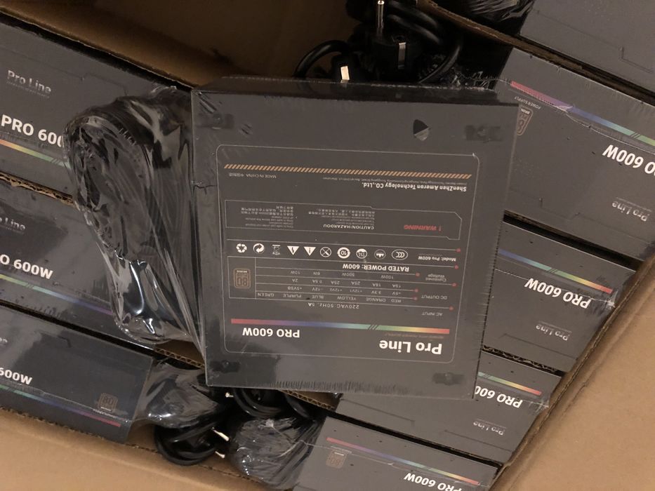 Енергоефективний блок живлення Pro Line (ATX 600W), 80 PLUS Bronze