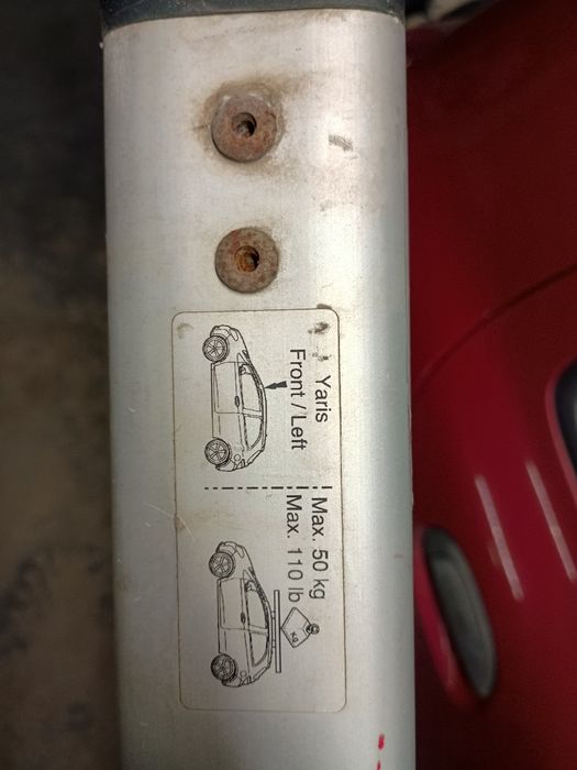 Belki bagażnik dachowy Toyota Yaris III oryginalny