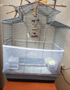 Rede resguardo para gaiolas, saias para fundo gaiolas medias