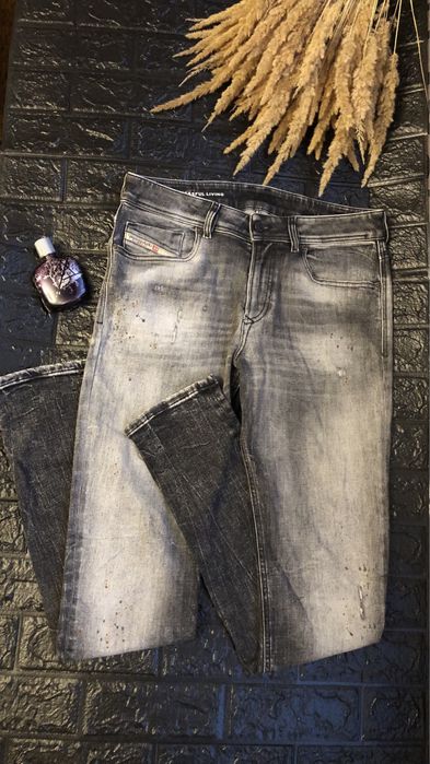 Джинсы мужские Diesel Оригинал Серые 1979 SLEENKER Винтаж Дизель