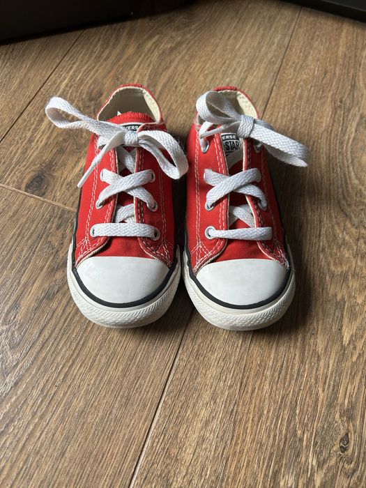 Buty trampki niskie dziecko Converse czerwone rozmiar 24