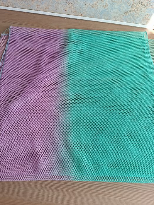 Apaszka szalik fioletowo turkus