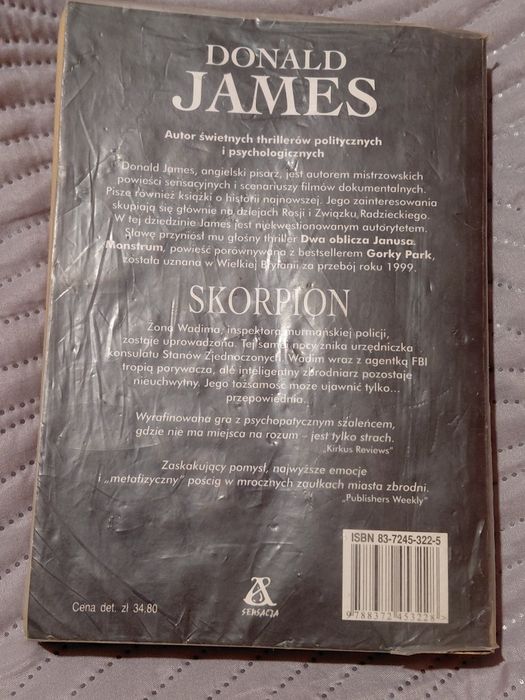Książka "Skorpion" Donald James