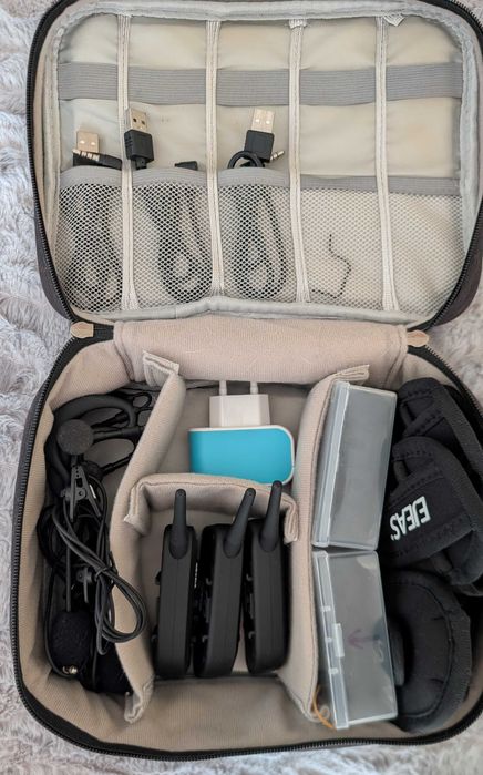 Kit SCA intercomunicadores Profissional Árbitros completo com mala