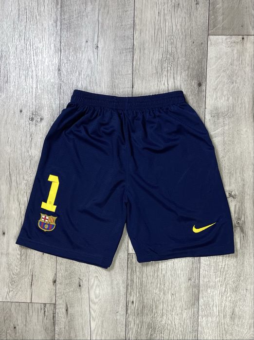 Nike Barca спортивный костюм L размер футбольный синий с принтом