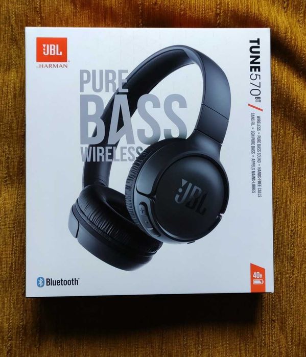 Słuchawki JBL Bluetooth bezprzewodowe, nieużywane