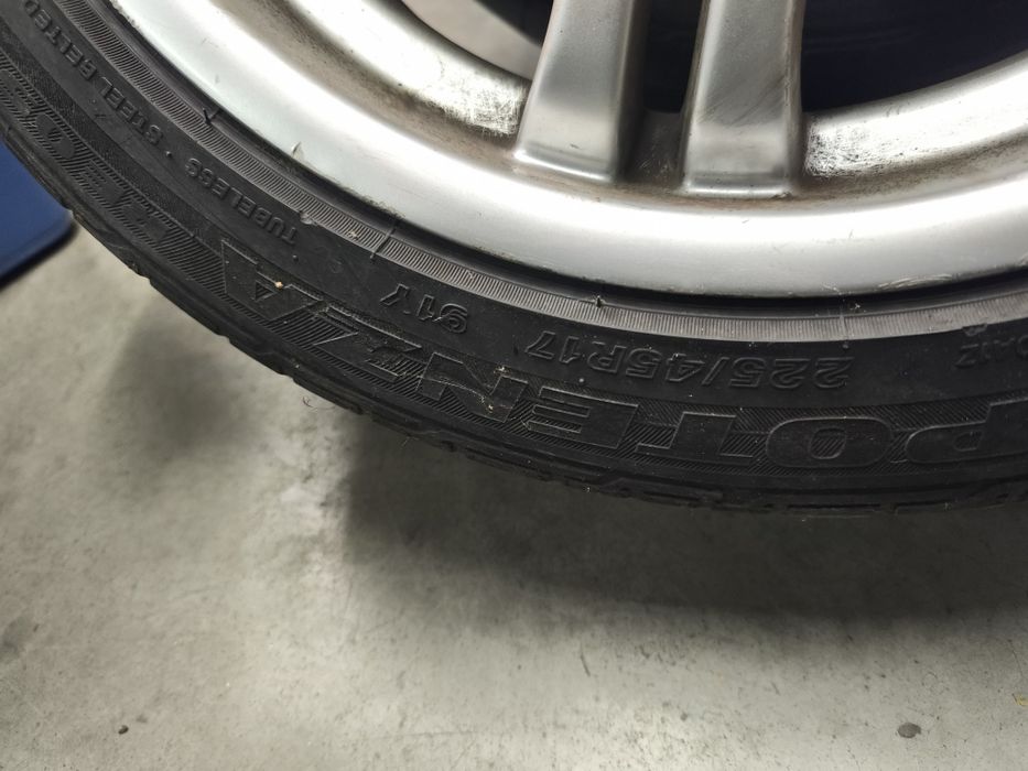 4 Jantes Originais BMW M3 style 68 E46 + 4 pneus Bridgestone Potenza