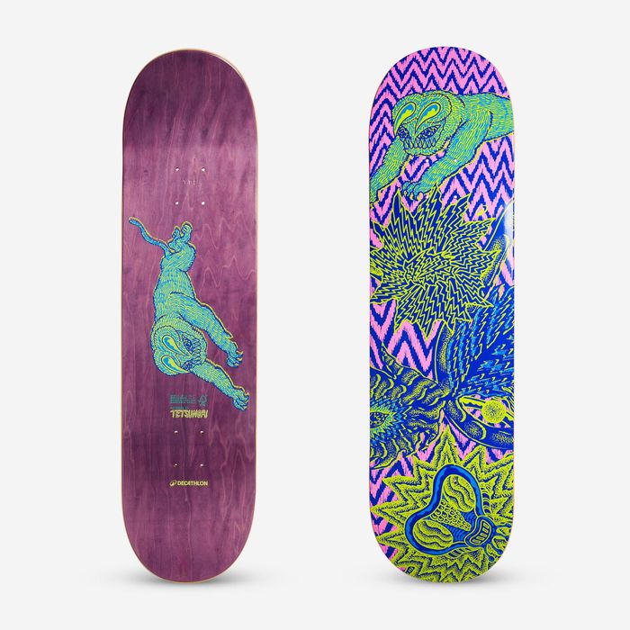TÁBUA DE SKATE EM ÁCER DK500 POPSICLE TAMANHO 8,5" GRAFISMO POR