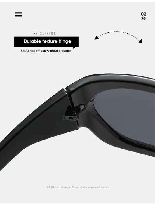 Okulary przeciwsłoneczne Y2K oversize duże UV400