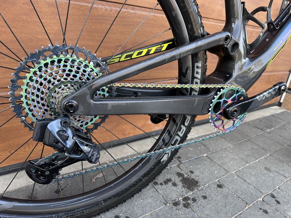 SRAM XX1 Eagle AXS –UŻYWANY, Inpeak, blat + 36T oval absoluteBLACK