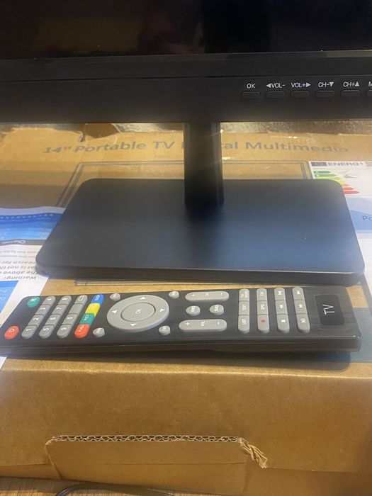 Telewizor Przenośny 14 Cali 12V Do Samochodu Kampera Tira DVB-T2