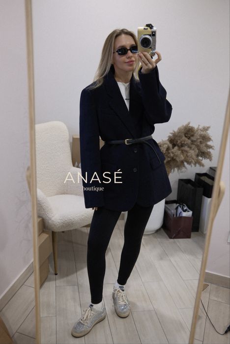 Пальто-жакет Zara, вовна, в стилі бажане