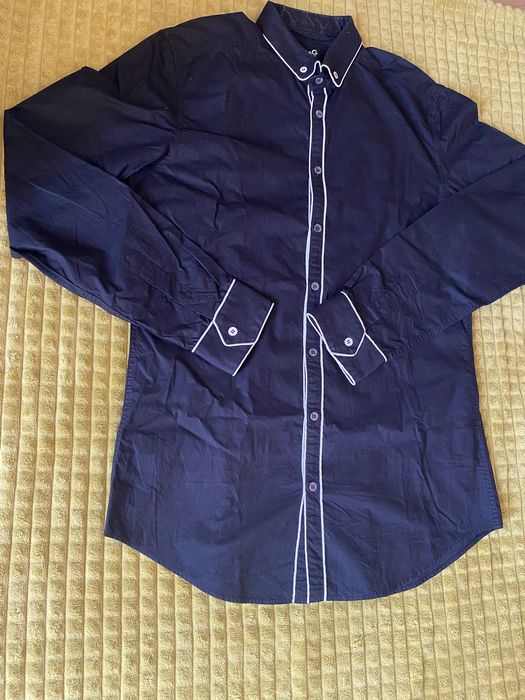 Camisa formal preta da marca Dolce & Gabbana