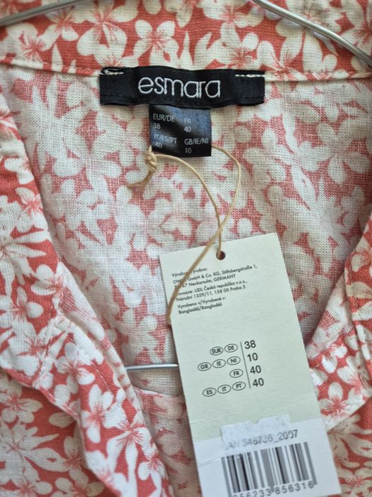 Натуральне літнє плаття Esmara 38