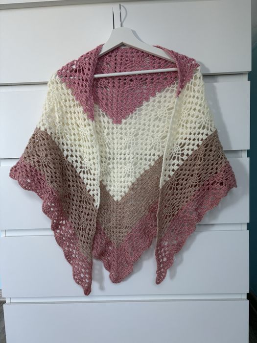 Chusta wełniana handmade nowa