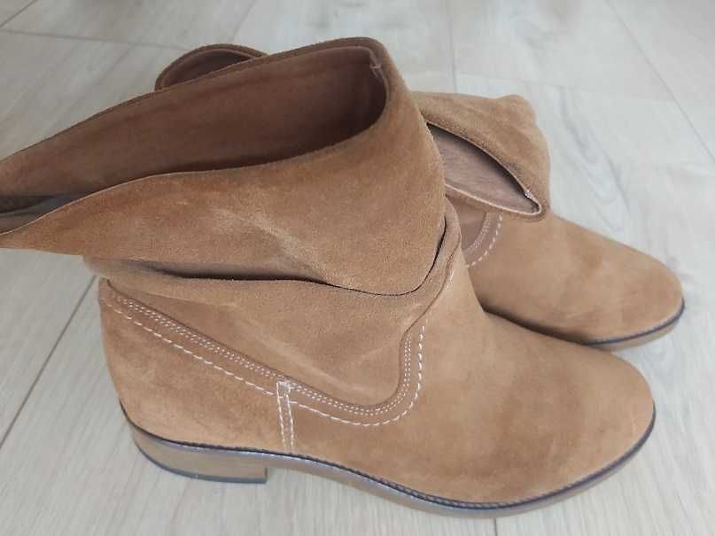 kozaki zamszowe fiemowe