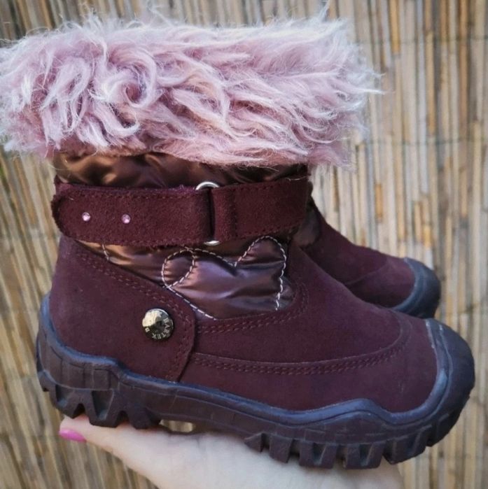 Buty zimowe Bartek skórzane 25