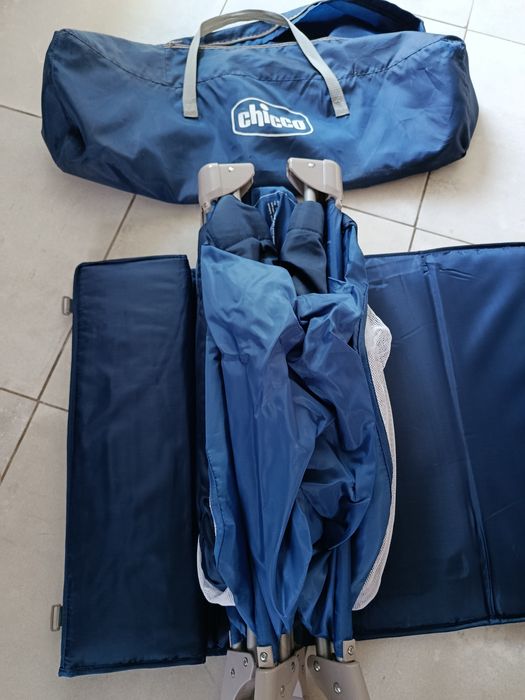 Berço de Viagem Chicco Azul – Dobrável e Portátil