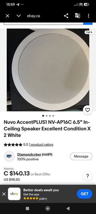 Колонки NuVo AccentPLUS1 NV-AP16C