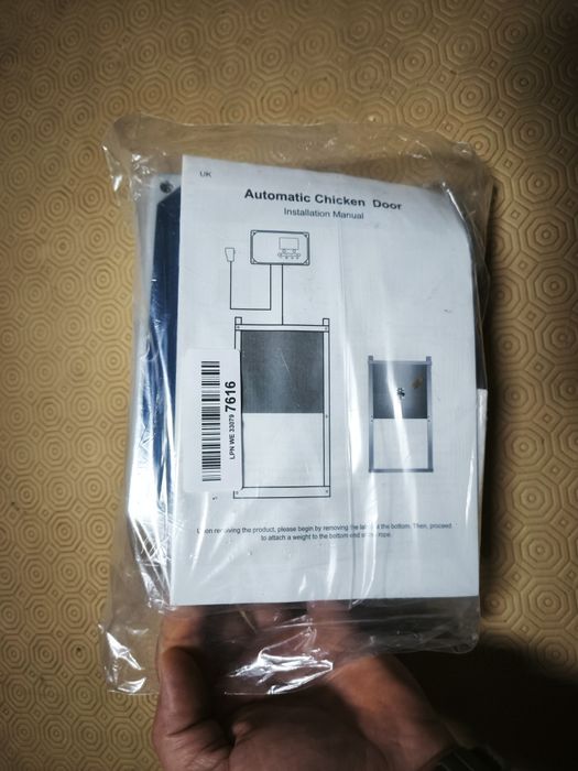 Kit abertura porta galinheiro automático