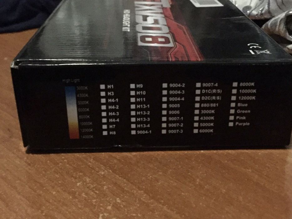 Xenon h7  auto de muito boa qualidade 6000k
