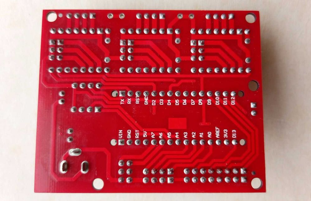 Arduino Nano с 3D Shieldом для принтера и драйверами А4988 35 В 2 А