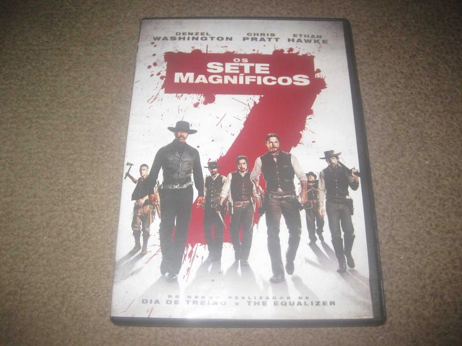 DVD "Os Sete Magníficos" com Denzel Washington