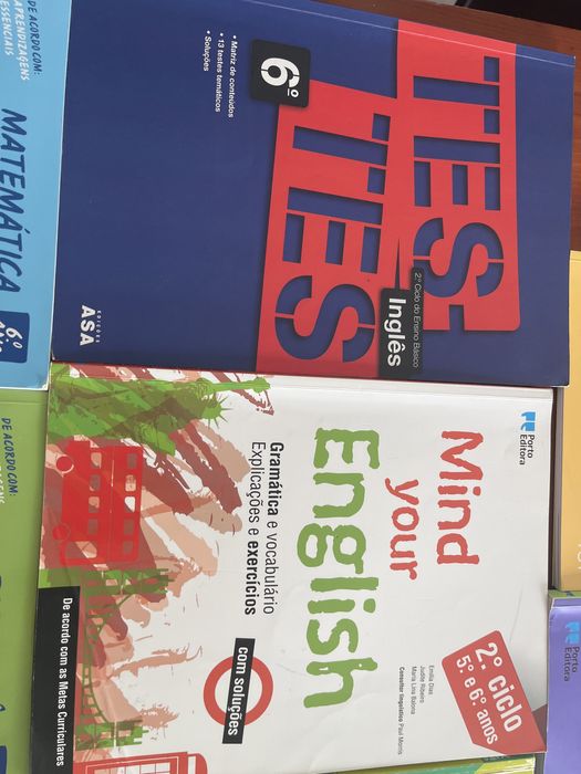 Livros de apoio ao estudo 6.ºano