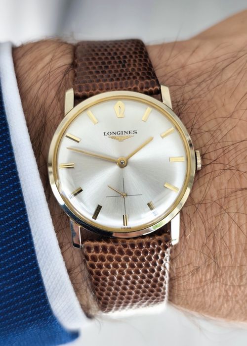 Oryginalny szwajcarski zegarek Longines  z 1965 roku