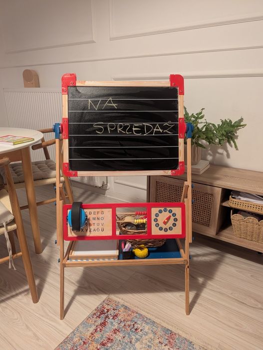 Playtive Dwustronna tablica stojąca edukacyjna