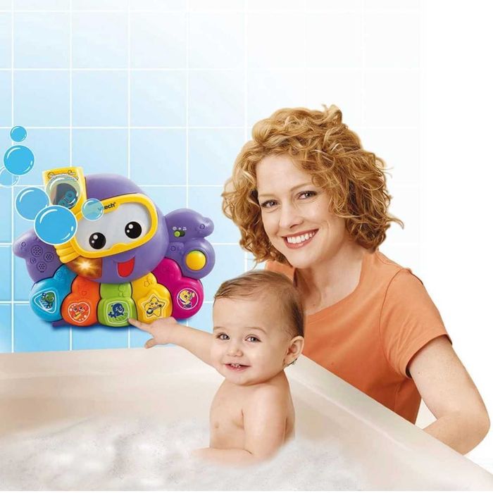 Brinquedo de banho Vtech bolhas de sabão - Polvo Orquestra