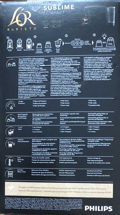 Продам кавомашину PHILIPS L'OR Barista Sublime