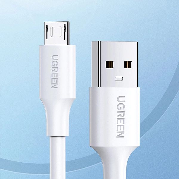 Kabel USB - micro USB Ugreen US289/1 m - biały