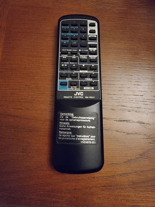 Pilot JVC RM-RXU1 audio system