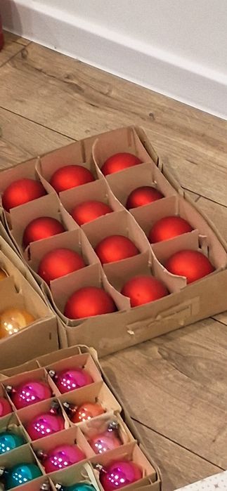 Bombki szklane z czasów prl