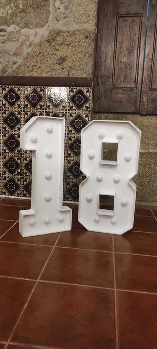 Numeros Led festa