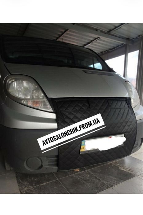 Утеплитель решетки радиатора на Renault Trafic або Opel Vivaro  РОМБ
