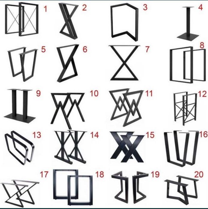 Ніжки для столу. Підстілля. Опори лофт. Стол. Стіл