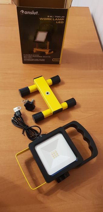 Ліхтар-прожектр світлодіодний укумуляторний Anslut USB  IP54