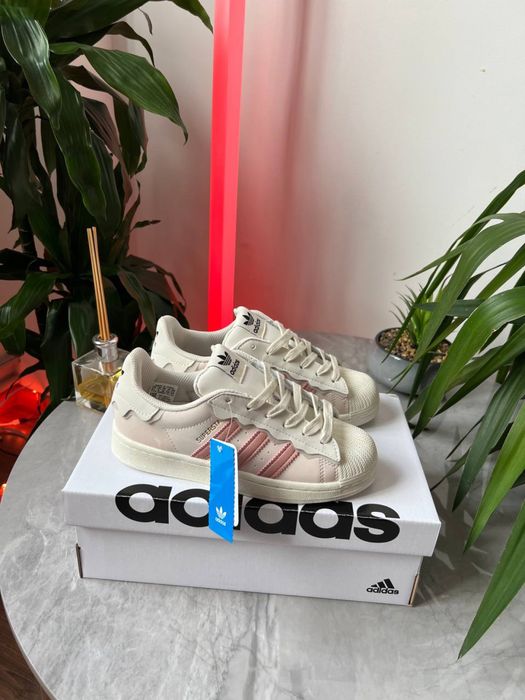 Adidas Superstar Cappucino Pink, адідас суперстар капучино