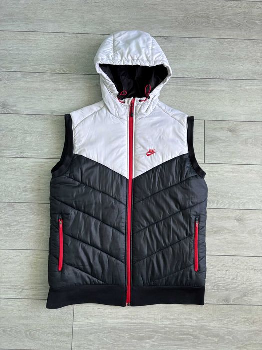 Nike Alliance Vest Vintage Size M Розмір Найк Вінтаж Вінтажна Чоловіча Жилетка Дута Безрукавка Жилет Куртка Кардиган Камізелька Без Рукавів Оригінал