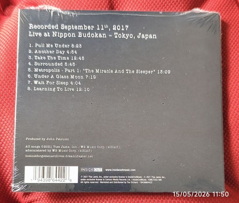 Dream Theater - Images And Words - Live In Japan 2017 CD